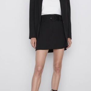 Zara  Black Women's Skirt with underpants and belts